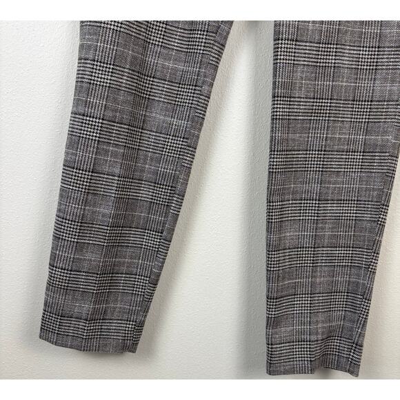 H&M Women's Plaid Work Pants Trousers Size 6 - Picture 5 of 9